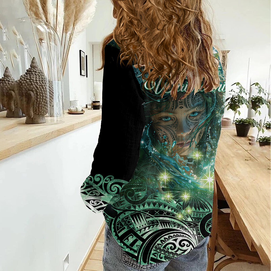New Zealand Matariki Waiti Women Casual Shirt Waimori and The Origin Of Life - Vibe Hoodie Shop