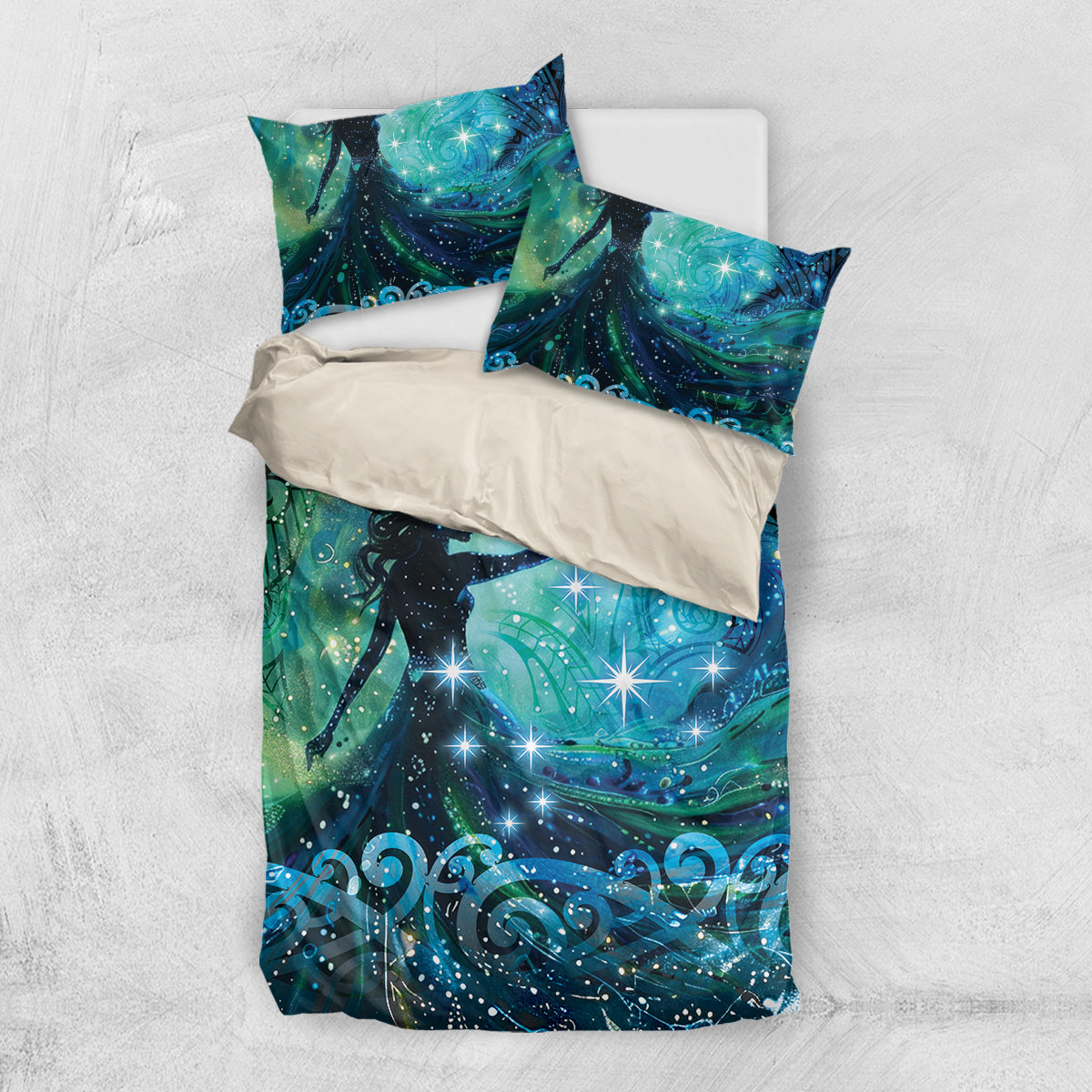 New Zealand Matariki Hiwa-i-te-rangi Bedding Set Titiro ki nga Whetu Wishing Star - Vibe Hoodie Shop