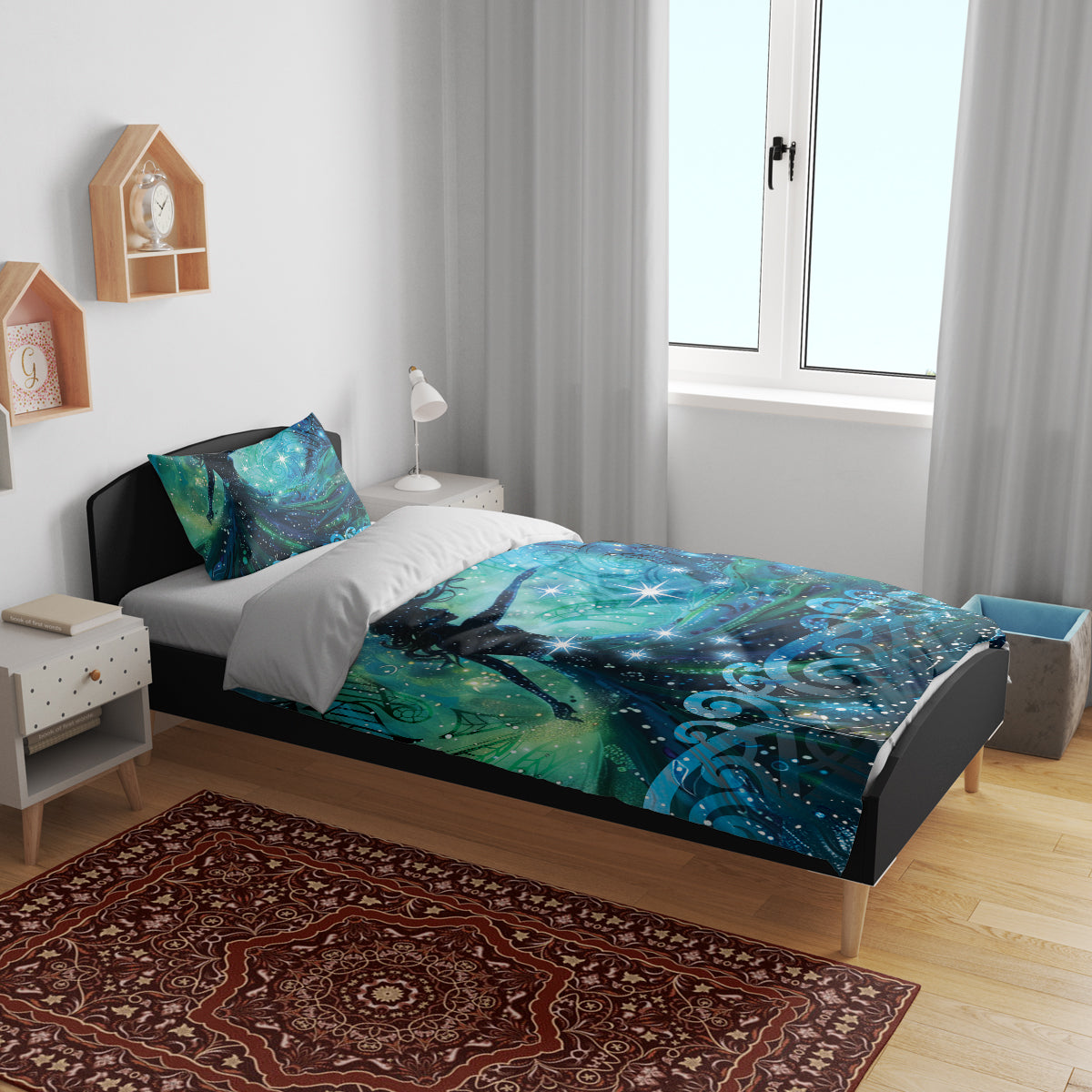 New Zealand Matariki Hiwa-i-te-rangi Bedding Set Titiro ki nga Whetu Wishing Star - Vibe Hoodie Shop