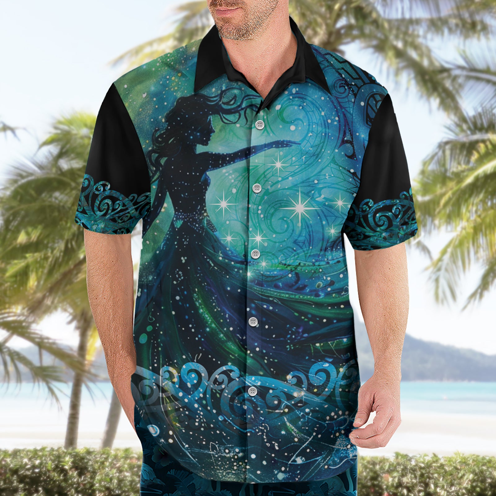 New Zealand Matariki Hiwa-i-te-rangi Hawaiian Shirt Titiro ki nga Whetu Wishing Star - Vibe Hoodie Shop