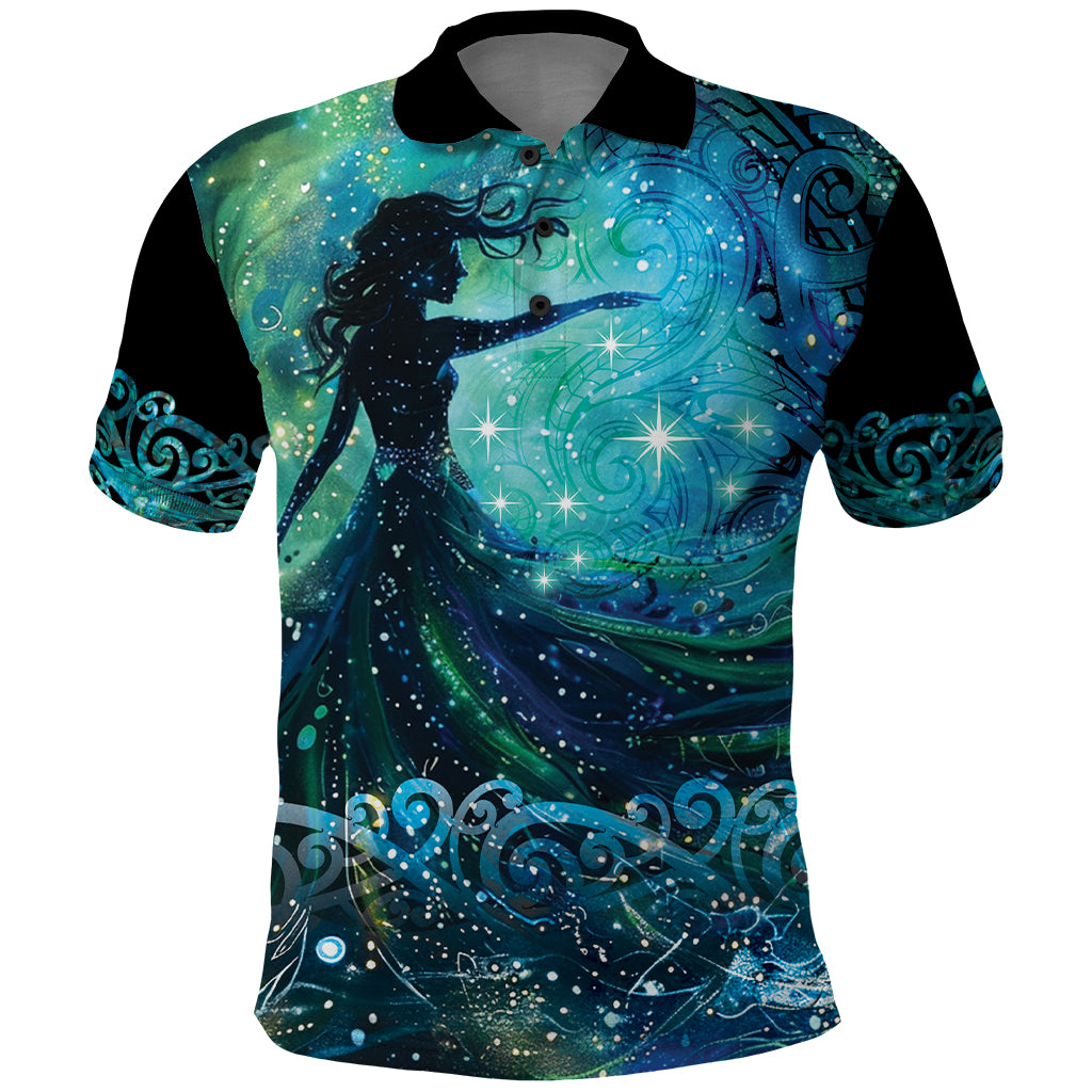 New Zealand Matariki Hiwa-i-te-rangi Polo Shirt Titiro ki nga Whetu Wishing Star LT9 - Vibe Hoodie Shop