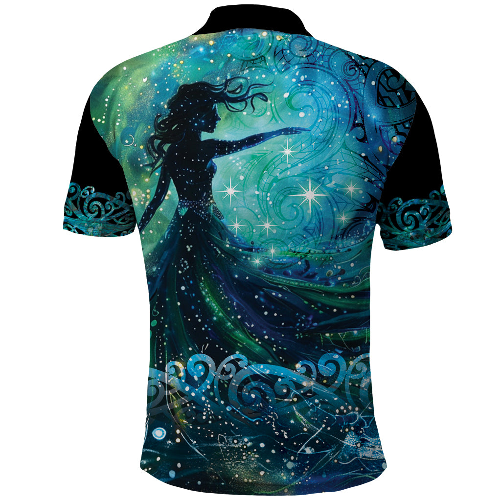 New Zealand Matariki Hiwa-i-te-rangi Polo Shirt Titiro ki nga Whetu Wishing Star LT9 - Vibe Hoodie Shop