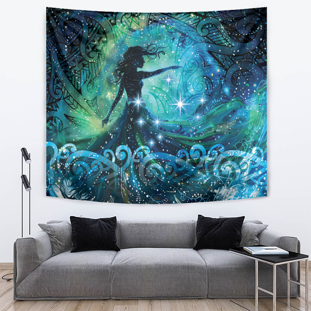 New Zealand Matariki Hiwa-i-te-rangi Tapestry Titiro ki nga Whetu Wishing Star - Vibe Hoodie Shop