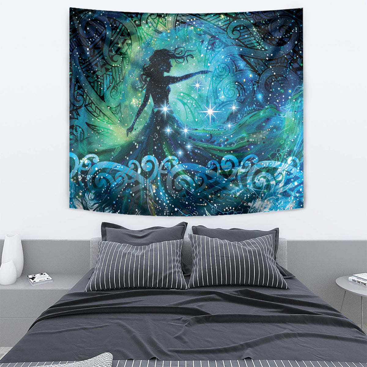 New Zealand Matariki Hiwa-i-te-rangi Tapestry Titiro ki nga Whetu Wishing Star - Vibe Hoodie Shop