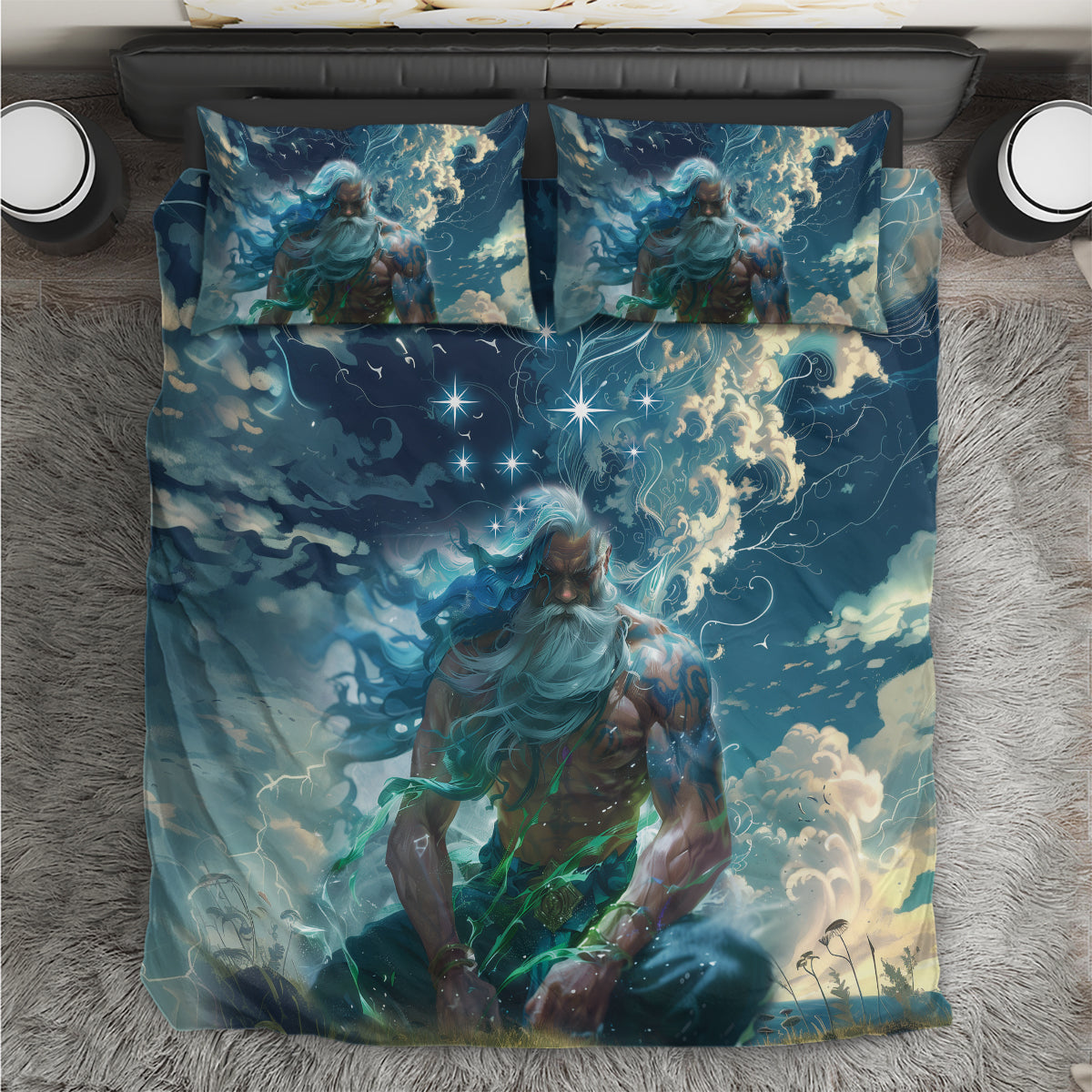 New Zealand Matariki Ururangi Bedding Set The Murmur Of The Wind - Vibe Hoodie Shop
