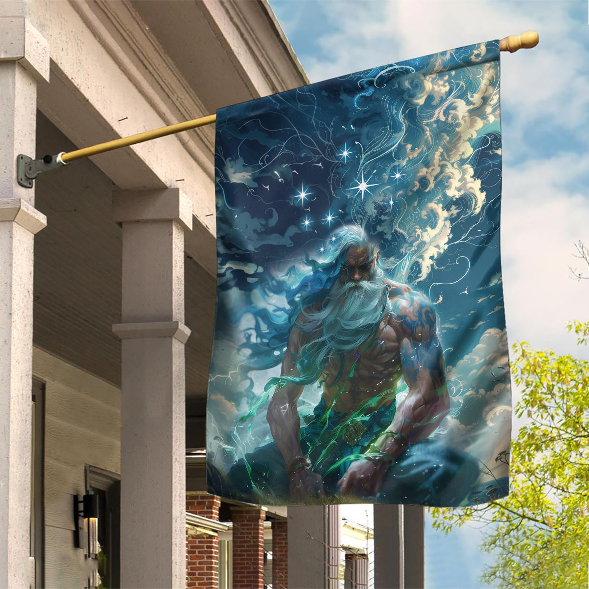 New Zealand Matariki Ururangi Garden Flag The Murmur Of The Wind - Vibe Hoodie Shop