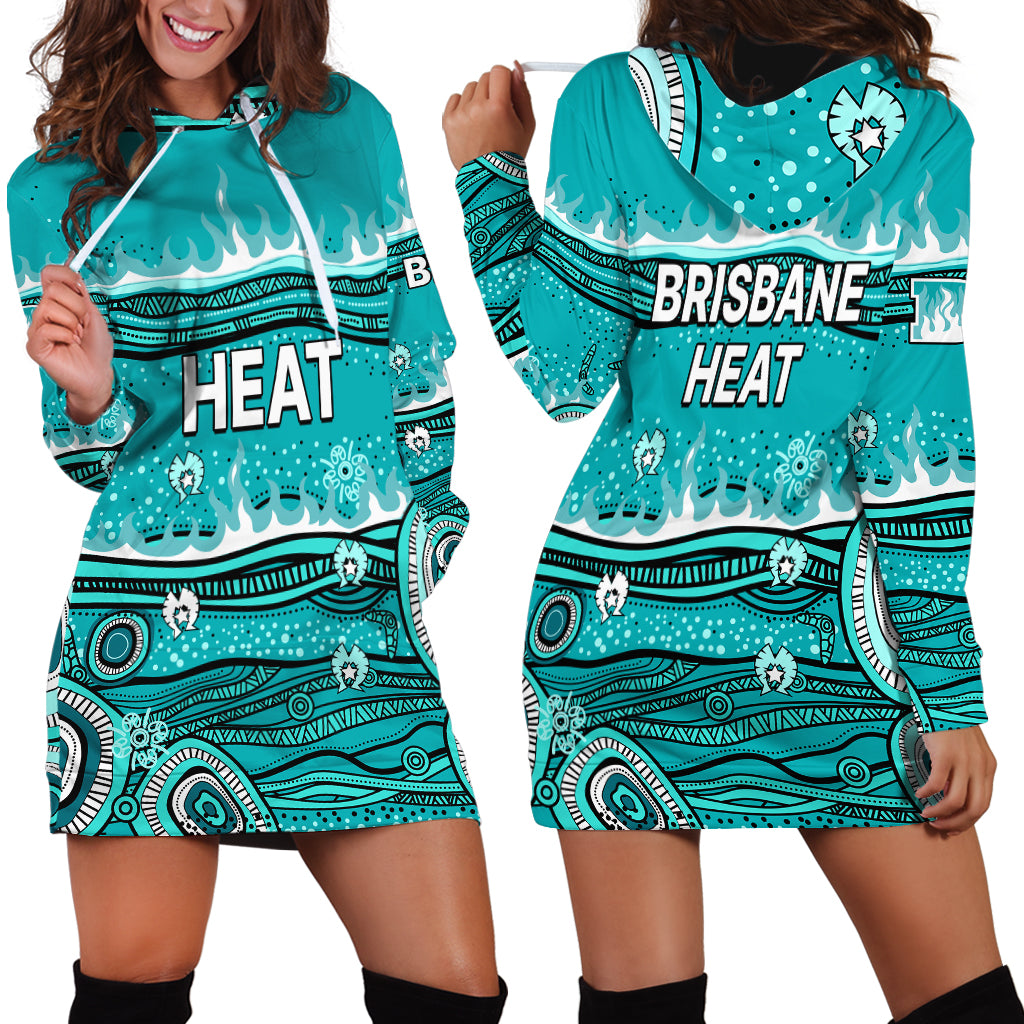 Australia Heat Cricket Hoodie Dress Indigenous 2023 - Vibe Hoodie Shop