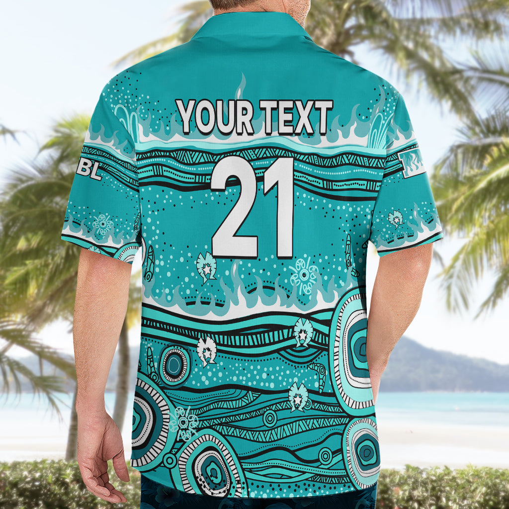 (Custom Text And Number) Australia Heat Cricket Hawaiian Shirt Indigenous 2023 - Vibe Hoodie Shop