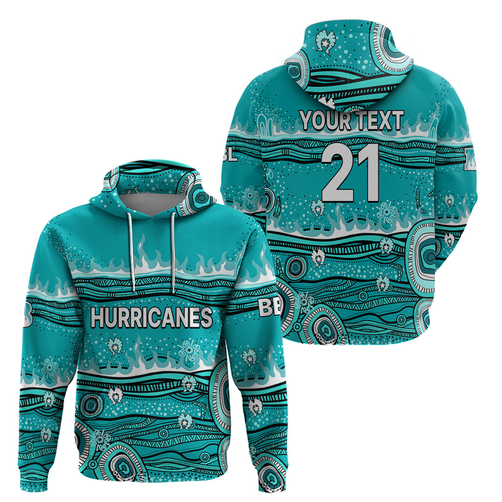 (Custom Text And Number) Australia Heat Cricket Hoodie Indigenous 2023 LT9 - Vibe Hoodie Shop