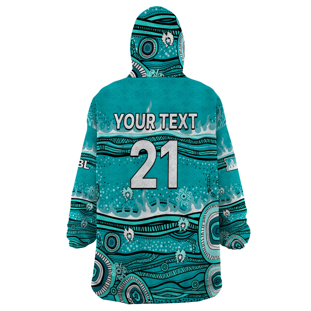 (Custom Text And Number) Australia Heat Cricket Wearable Blanket Hoodie Indigenous 2023 - Vibe Hoodie Shop