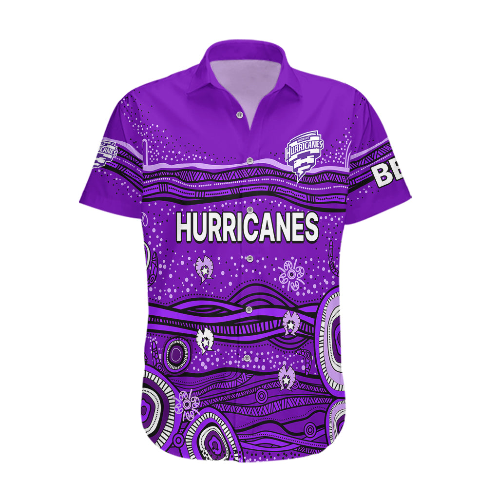 Australia Hurricanes Cricket Hawaiian Shirt Indigenous 2023 - Vibe Hoodie Shop
