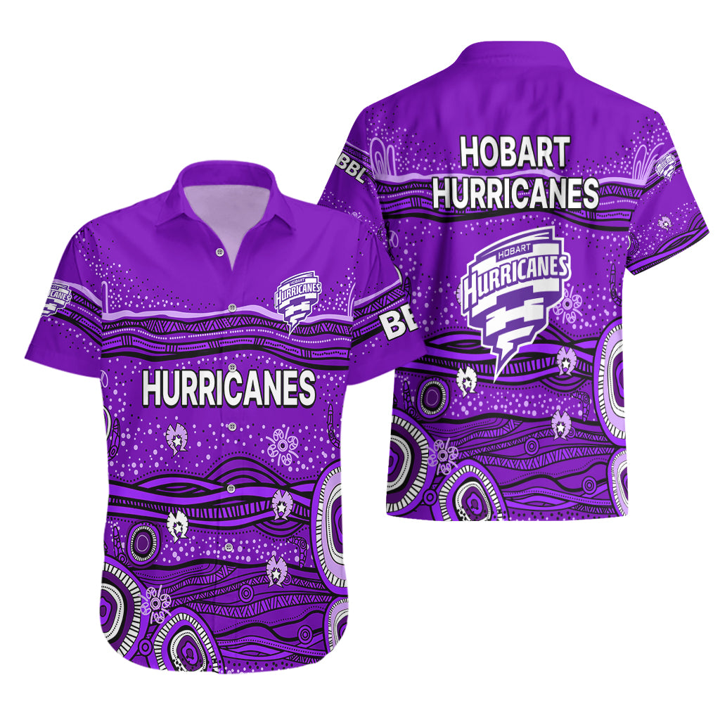 Australia Hurricanes Cricket Hawaiian Shirt Indigenous 2023 - Vibe Hoodie Shop