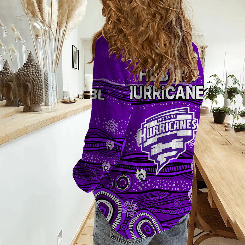 Australia Hurricanes Cricket Women Casual Shirt Indigenous 2023 - Vibe Hoodie Shop