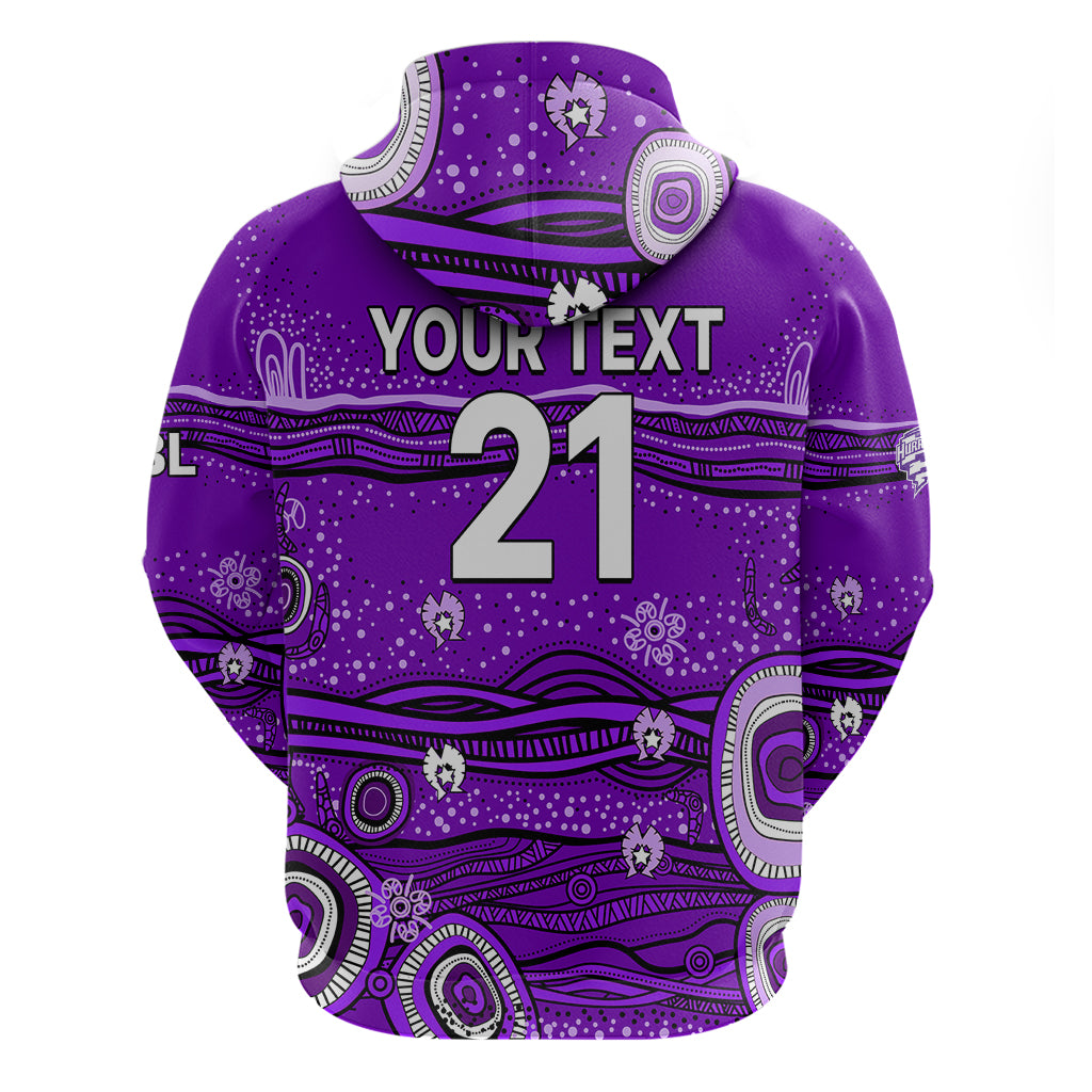 (Custom Text And Number) Australia Hurricanes Cricket Hoodie Indigenous 2023 LT9 - Vibe Hoodie Shop