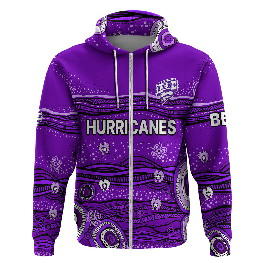 (Custom Text And Number) Australia Hurricanes Cricket Hoodie Indigenous 2023 LT9 - Vibe Hoodie Shop