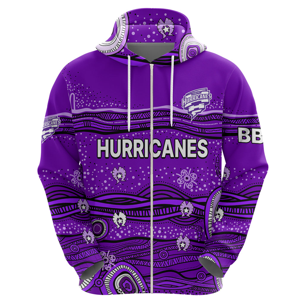 (Custom Text And Number) Australia Hurricanes Cricket Hoodie Indigenous 2023 LT9 - Vibe Hoodie Shop