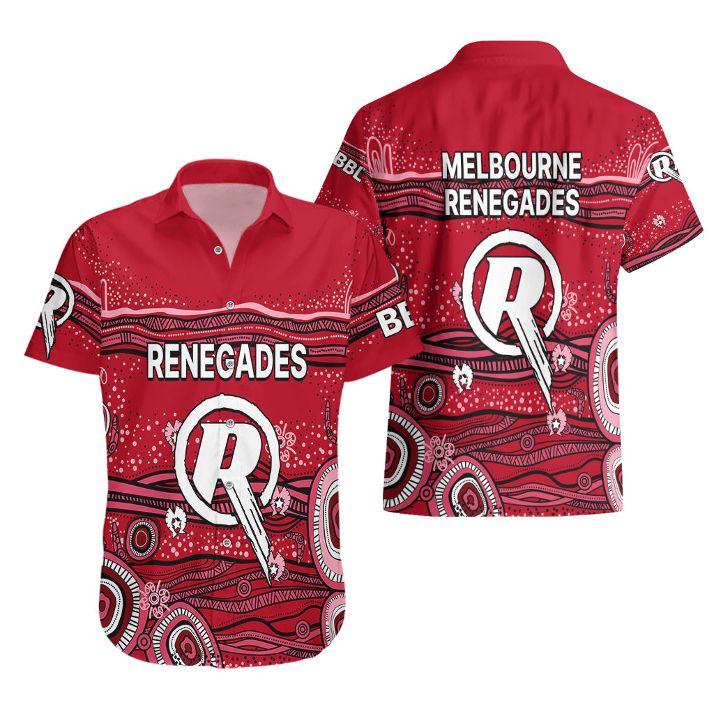 Australia Renegades Cricket Hawaiian Shirt Indigenous 2023 - Vibe Hoodie Shop