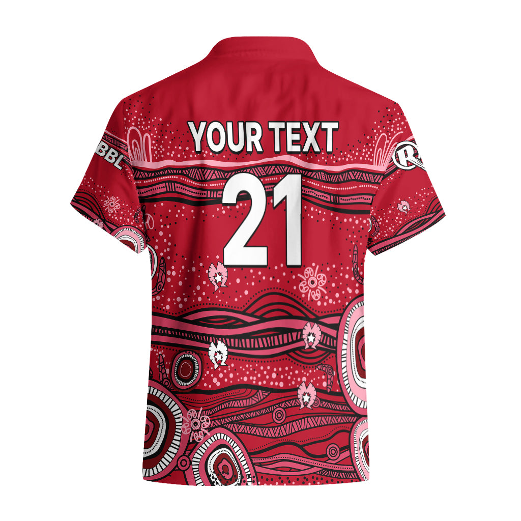 (Custom Text And Number) Australia Renegades Cricket Hawaiian Shirt Indigenous 2023 - Vibe Hoodie Shop