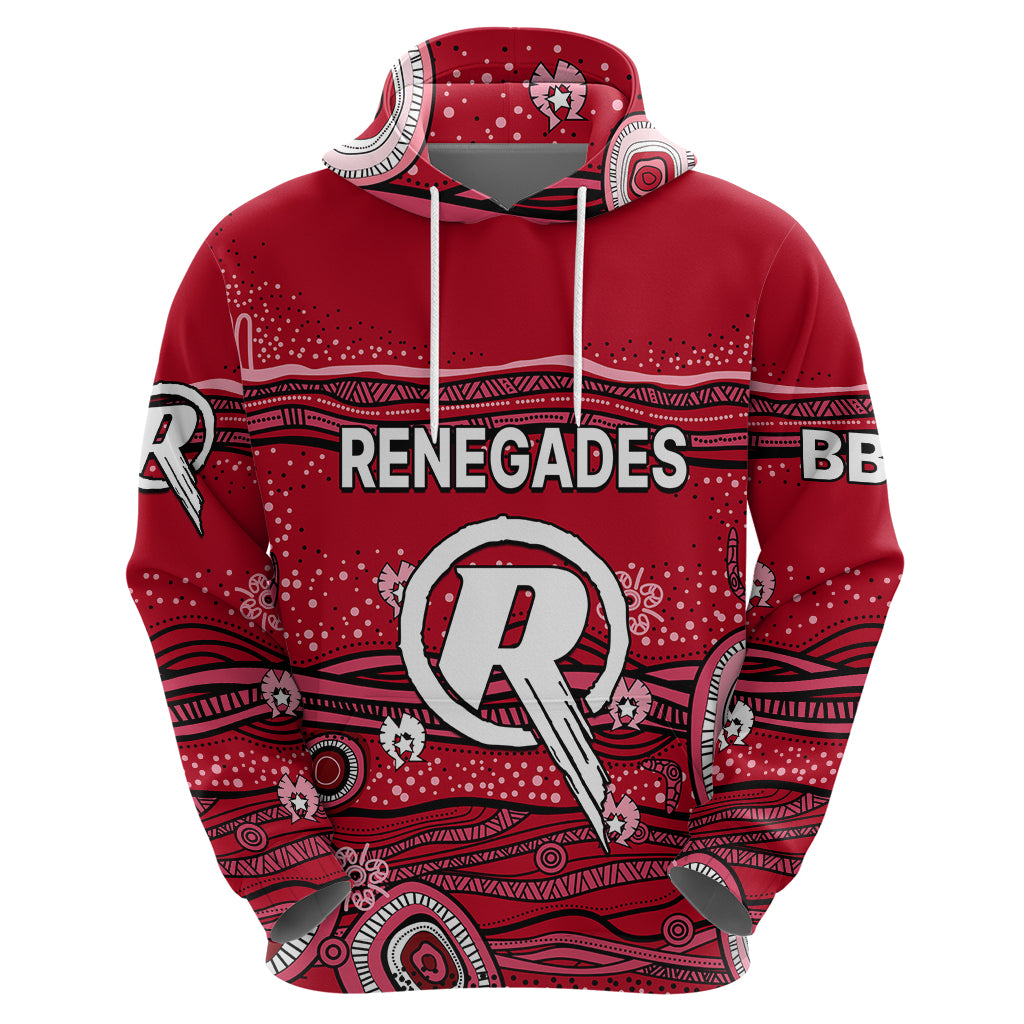 (Custom Text And Number) Australia Renegades Cricket Hoodie Indigenous 2023 LT9 - Vibe Hoodie Shop
