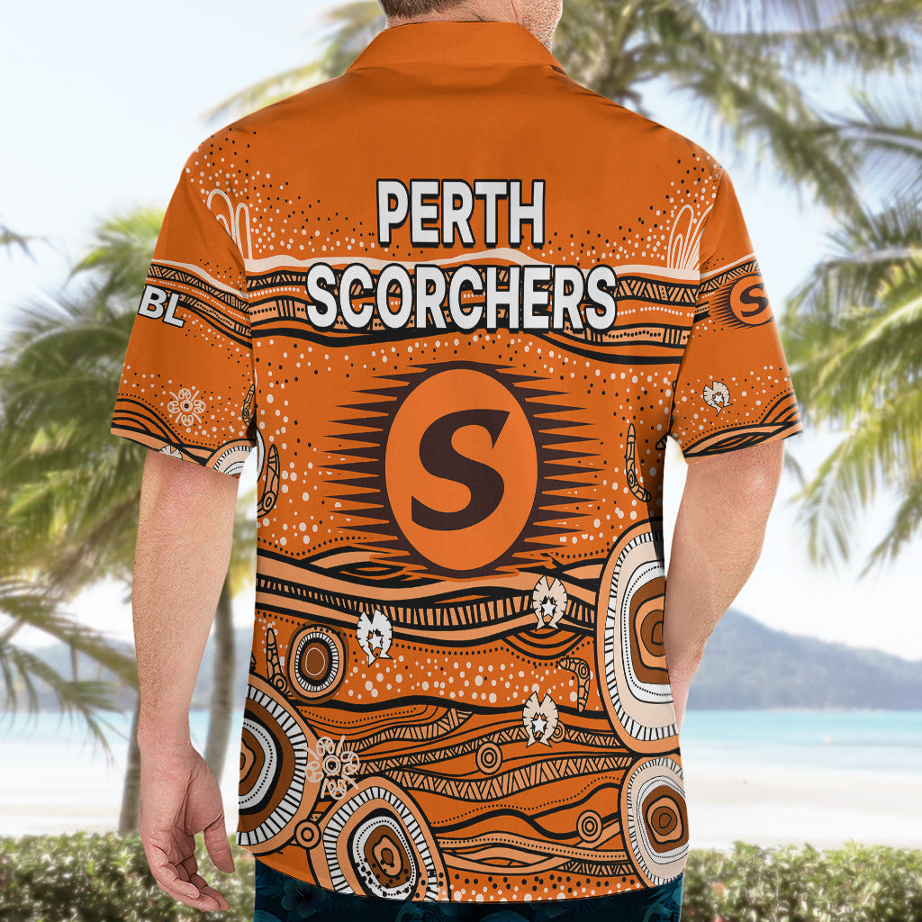 Australia Scorchers Cricket Hawaiian Shirt Indigenous 2023 - Vibe Hoodie Shop