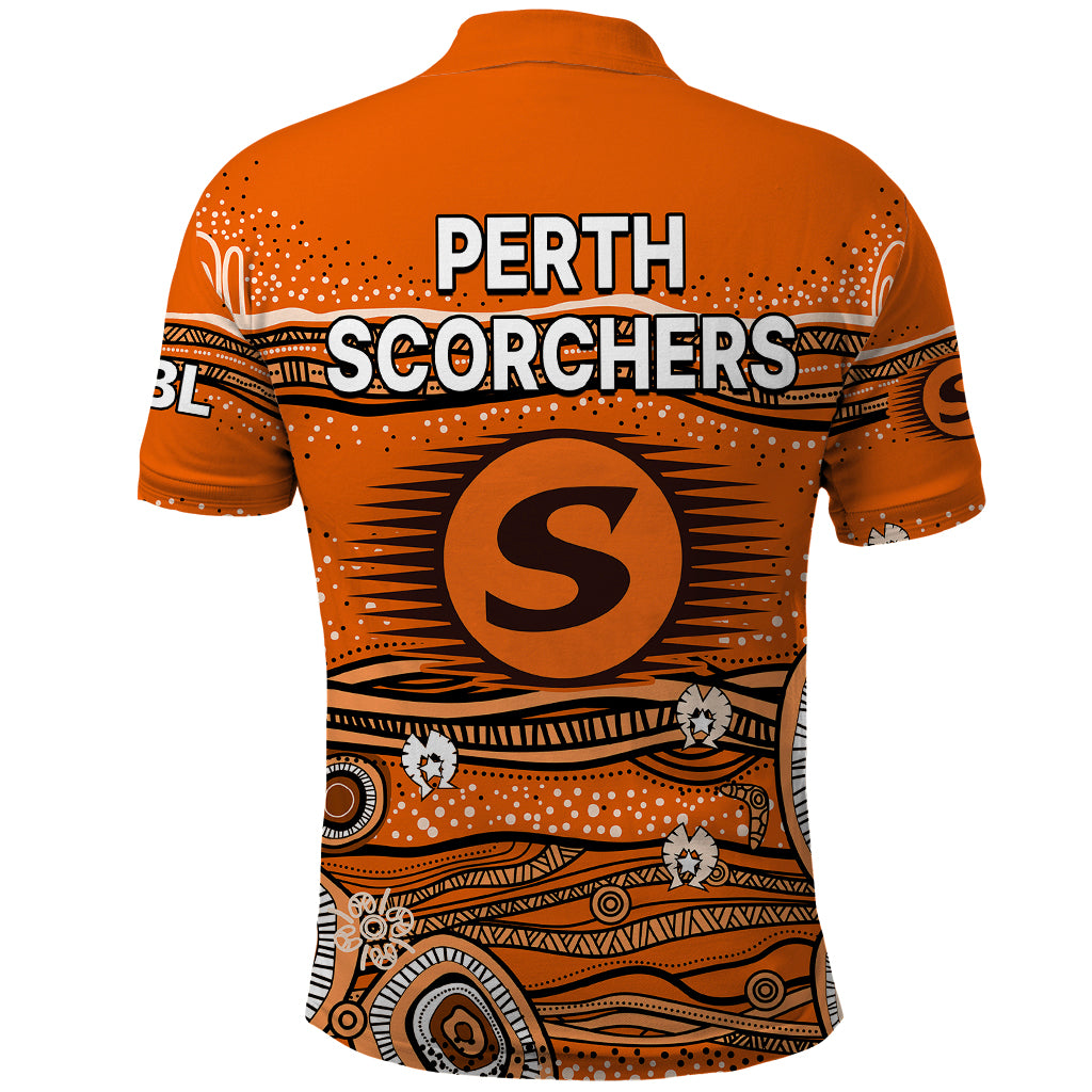 Australia Scorchers Cricket Polo Shirt Indigenous 2023 LT9 - Vibe Hoodie Shop