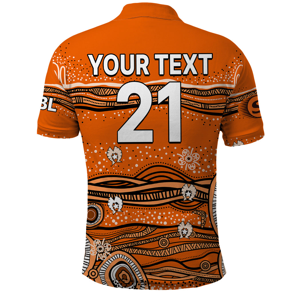 (Custom Text And Number) Australia Scorchers Cricket Polo Shirt Indigenous 2023 LT9 - Vibe Hoodie Shop