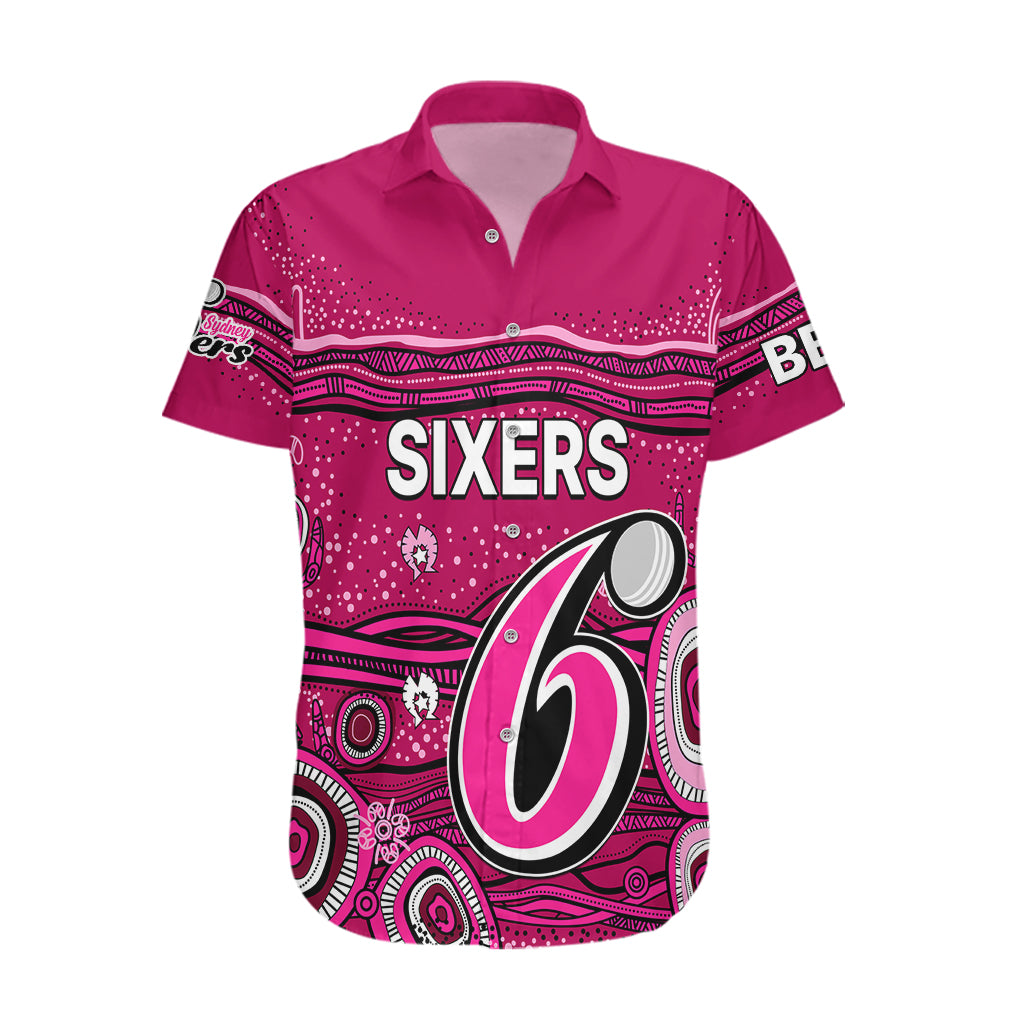 Australia Sixers Cricket Hawaiian Shirt Indigenous 2023 - Vibe Hoodie Shop