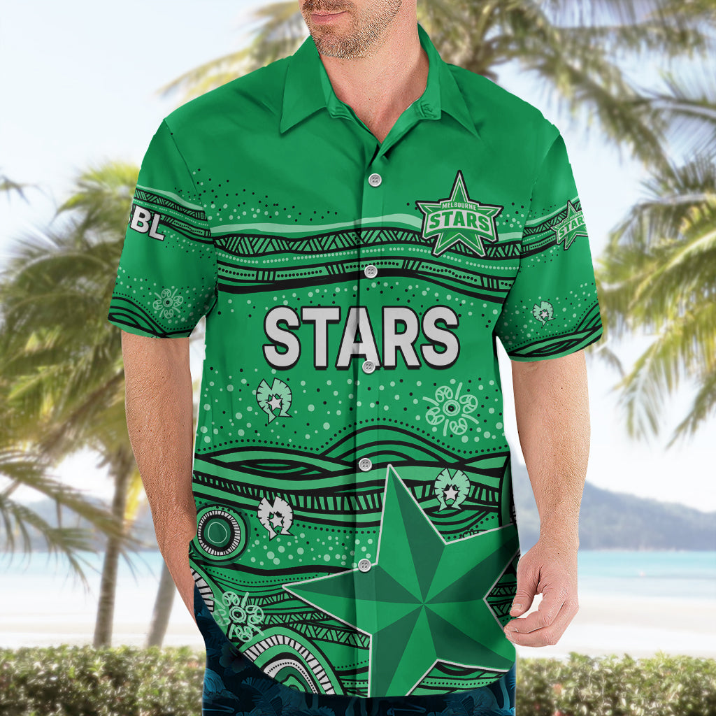 Australia Stars Cricket Hawaiian Shirt Indigenous 2023 - Vibe Hoodie Shop