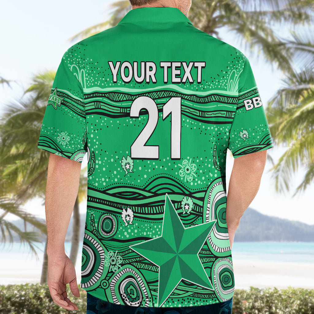 (Custom Text And Number) Australia Stars Cricket Hawaiian Shirt Indigenous 2023 - Vibe Hoodie Shop