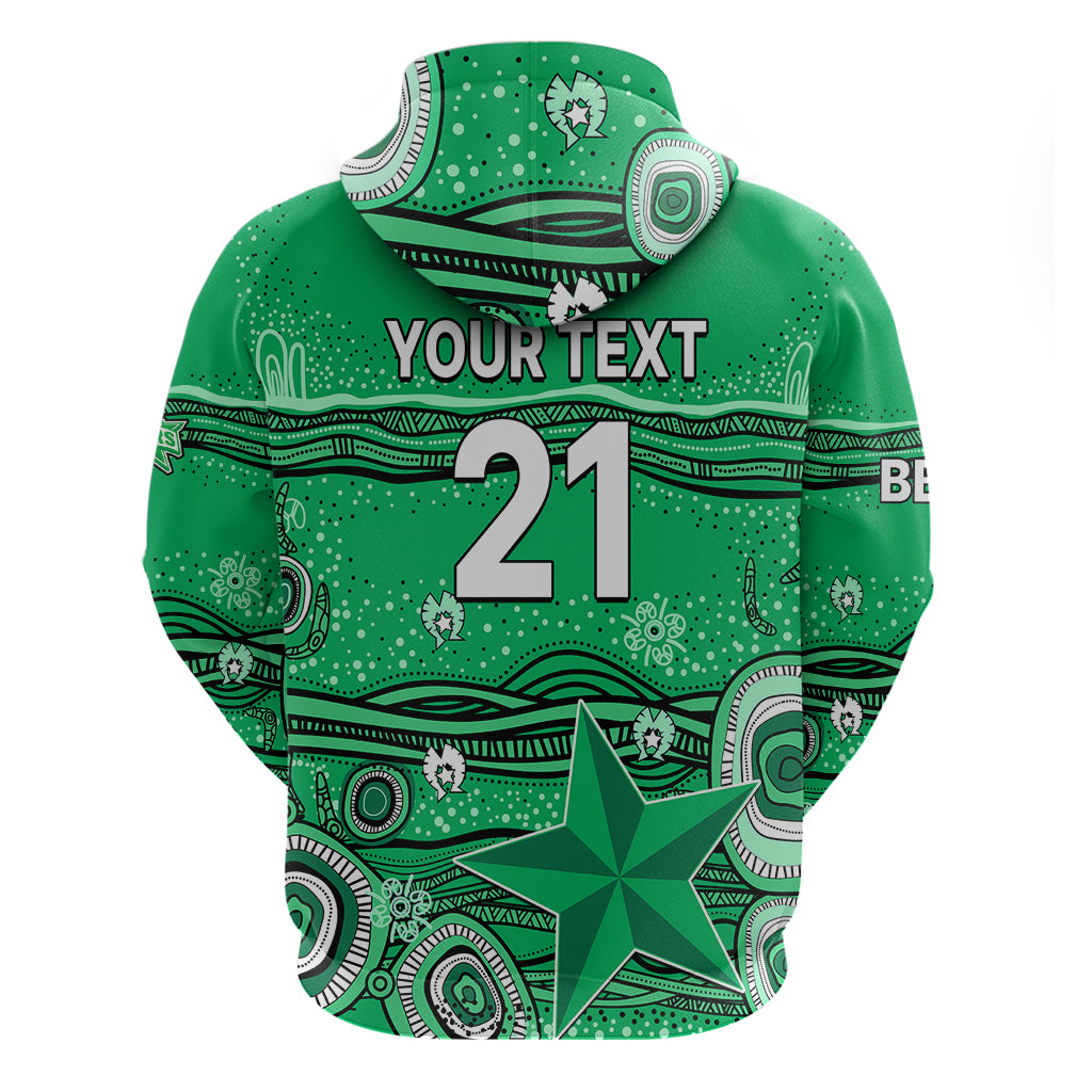 (Custom Text And Number) Australia Stars Cricket Hoodie Indigenous 2023 LT9 - Vibe Hoodie Shop