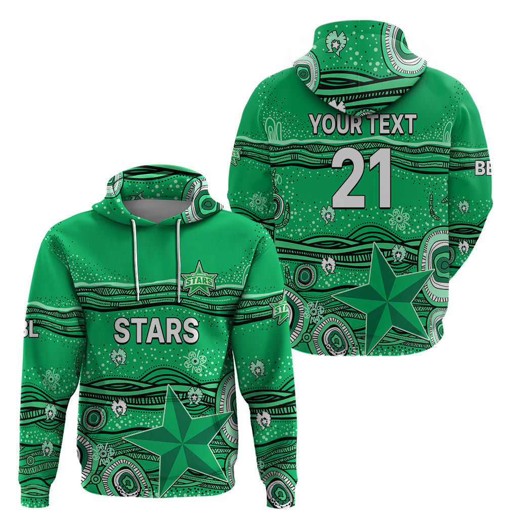 (Custom Text And Number) Australia Stars Cricket Hoodie Indigenous 2023 LT9 - Vibe Hoodie Shop