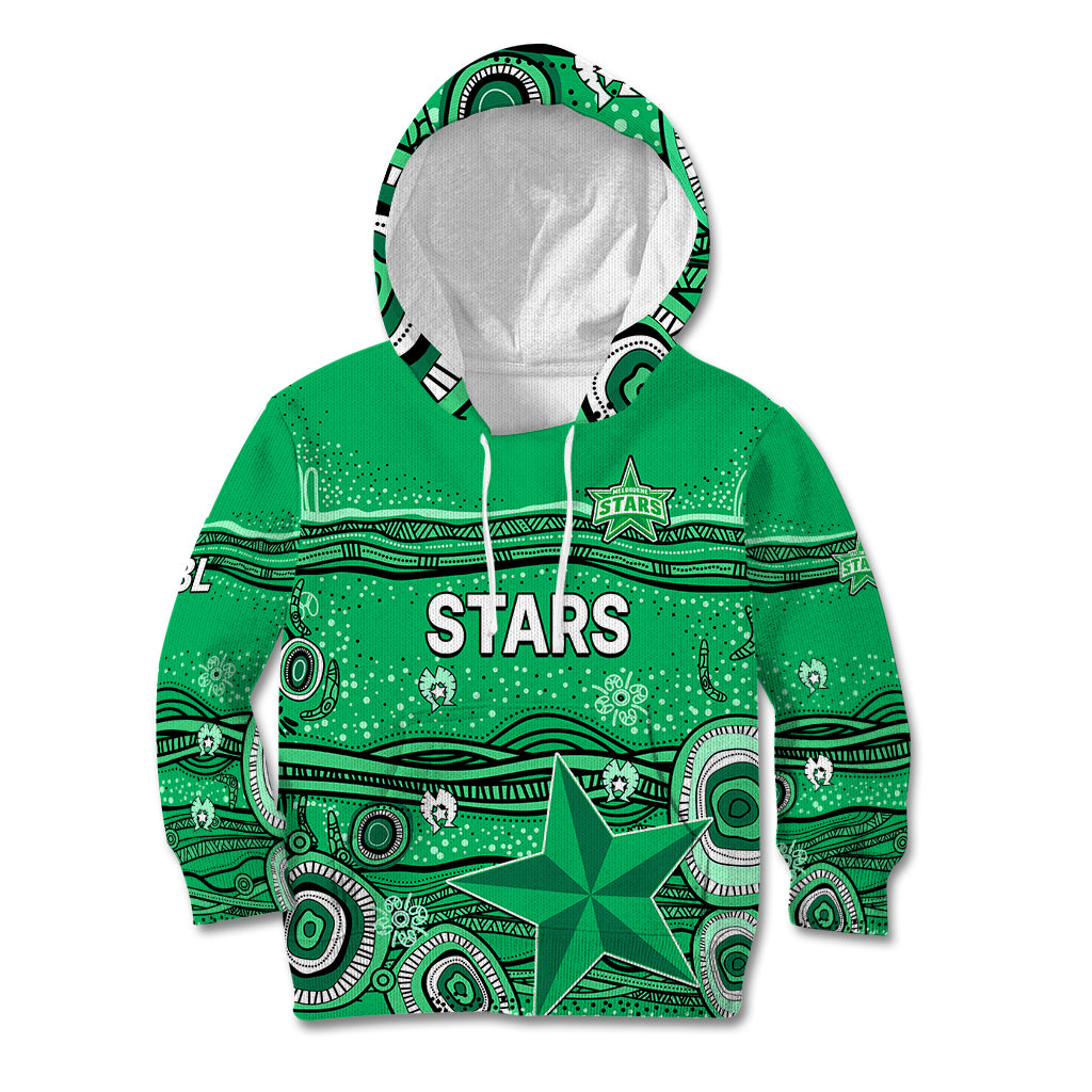 (Custom Text And Number) Australia Stars Cricket Kid Hoodie Indigenous 2023 - Vibe Hoodie Shop