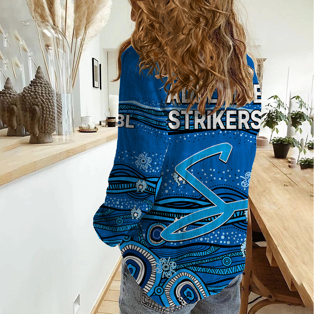 Australia Strikers Cricket Women Casual Shirt Indigenous 2023 - Vibe Hoodie Shop