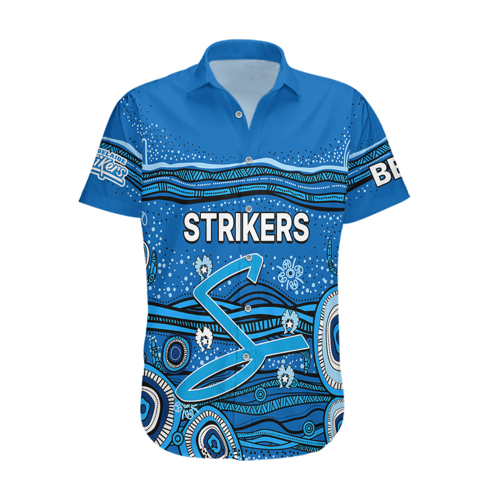 (Custom Text And Number) Australia Strikers Cricket Hawaiian Shirt Indigenous 2023 - Vibe Hoodie Shop