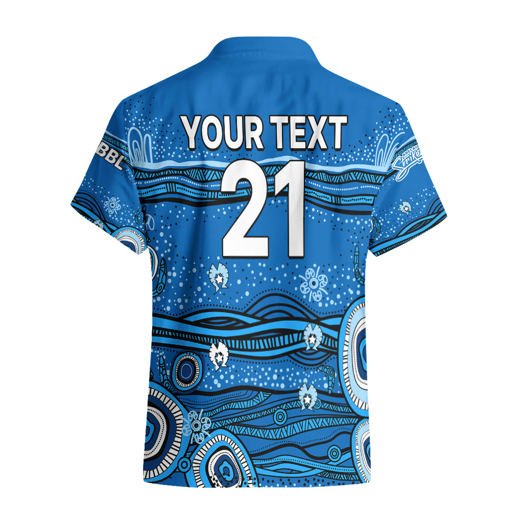 (Custom Text And Number) Australia Strikers Cricket Hawaiian Shirt Indigenous 2023 - Vibe Hoodie Shop