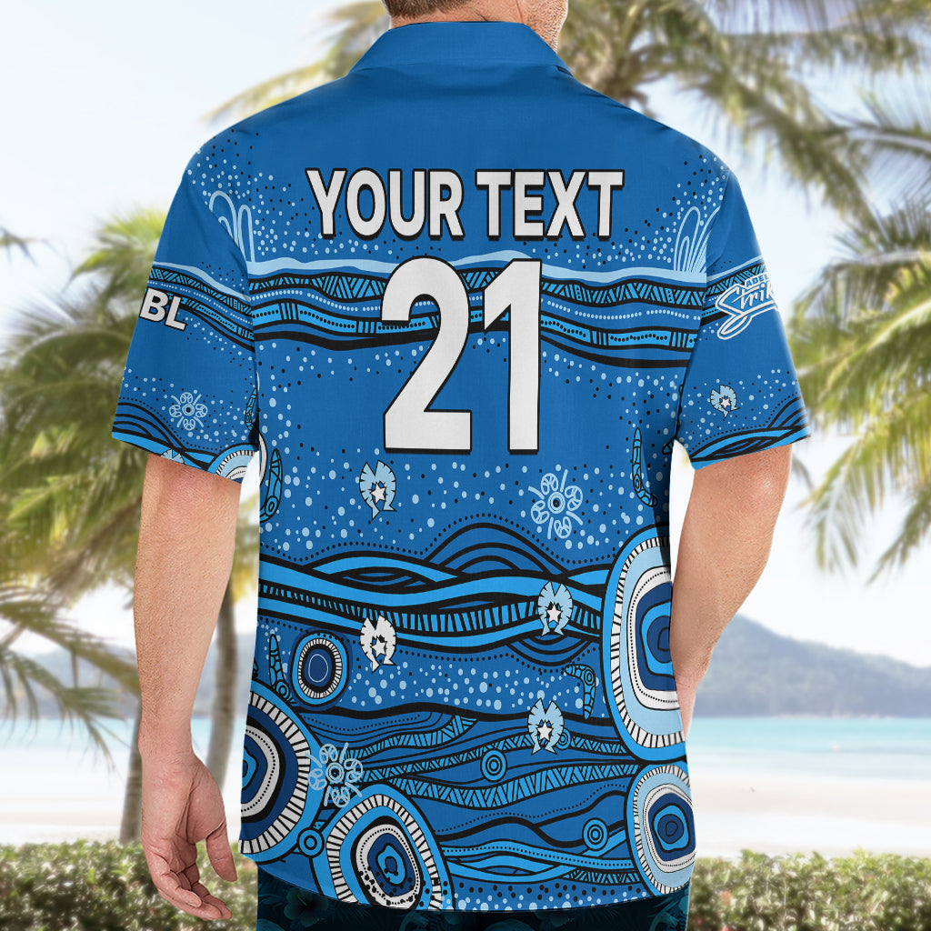 (Custom Text And Number) Australia Strikers Cricket Hawaiian Shirt Indigenous 2023 - Vibe Hoodie Shop