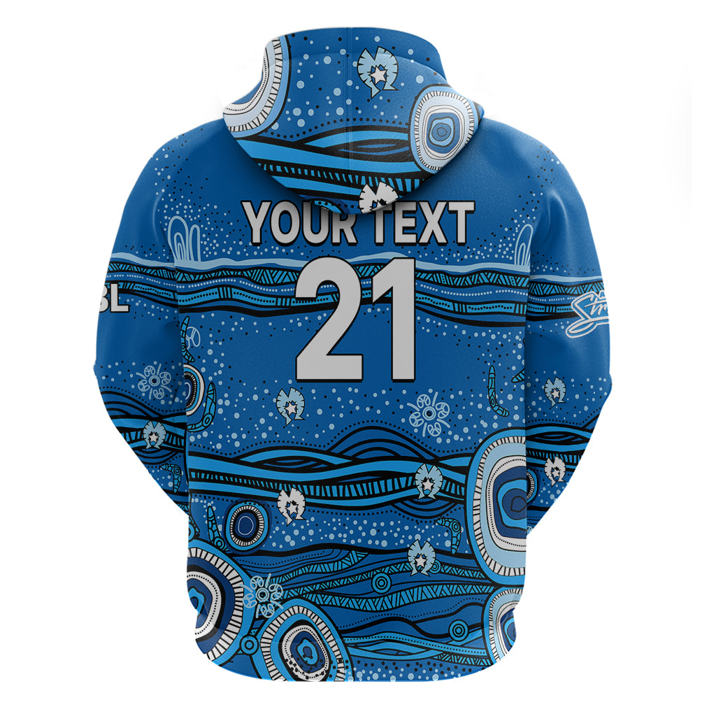 (Custom Text And Number) Australia Strikers Cricket Hoodie Indigenous 2023 LT9 - Vibe Hoodie Shop