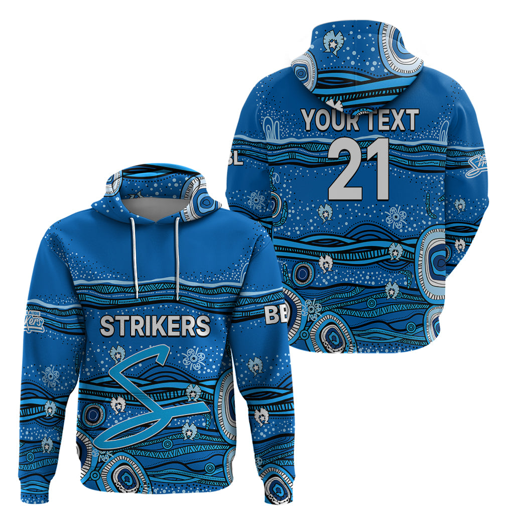 (Custom Text And Number) Australia Strikers Cricket Hoodie Indigenous 2023 LT9 - Vibe Hoodie Shop