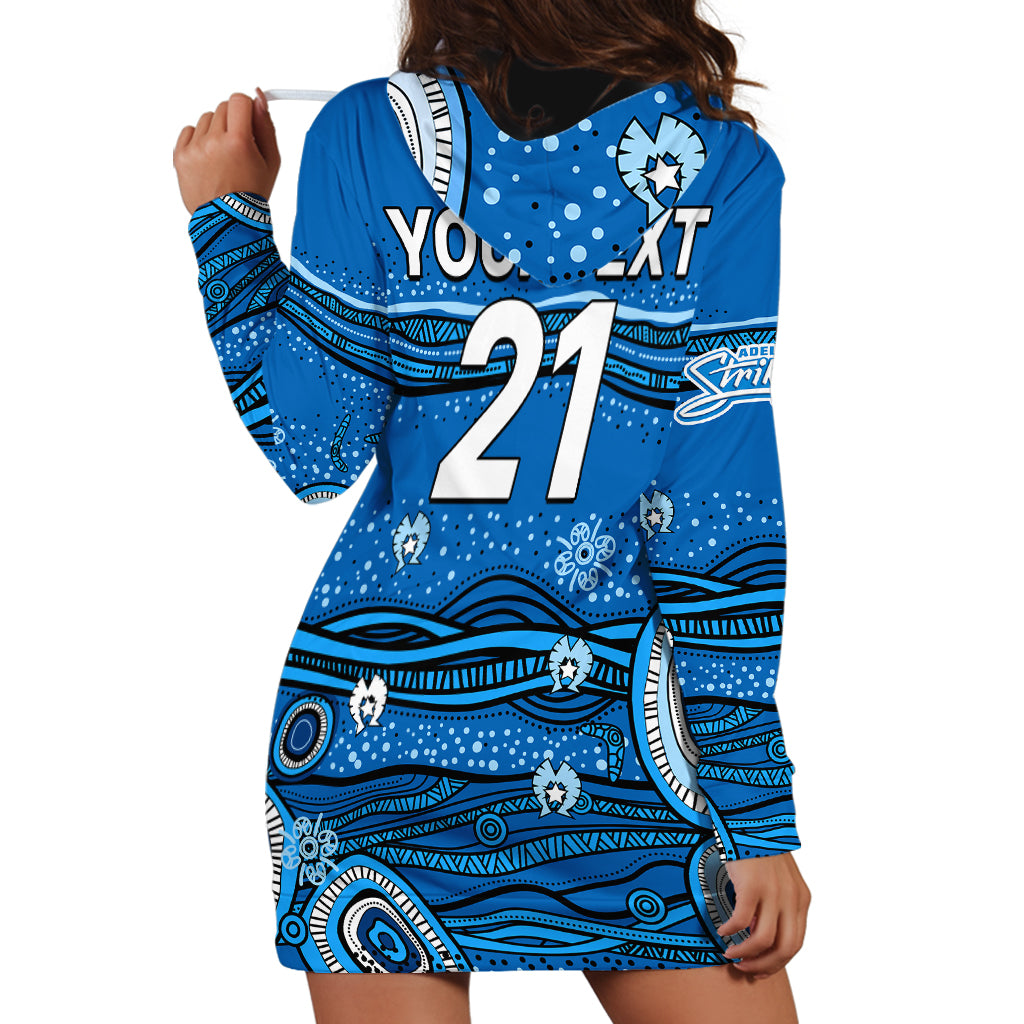 (Custom Text And Number) Australia Strikers Cricket Hoodie Dress Indigenous 2023 - Vibe Hoodie Shop