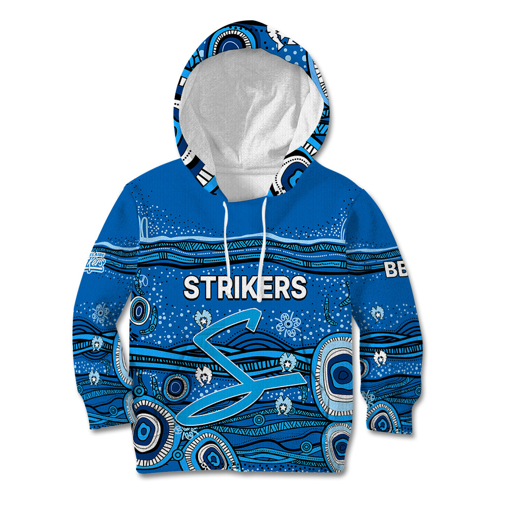 (Custom Text And Number) Australia Strikers Cricket Kid Hoodie Indigenous 2023 - Vibe Hoodie Shop