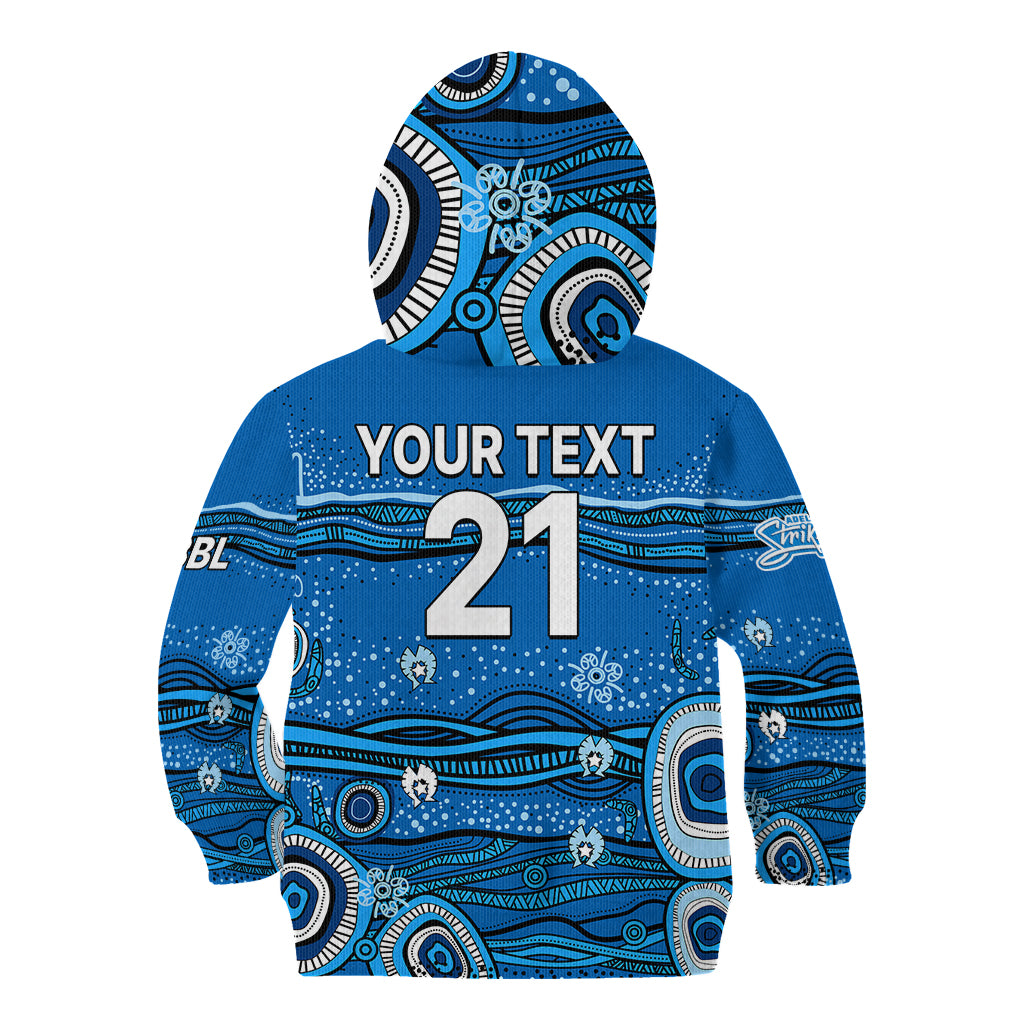 (Custom Text And Number) Australia Strikers Cricket Kid Hoodie Indigenous 2023 - Vibe Hoodie Shop