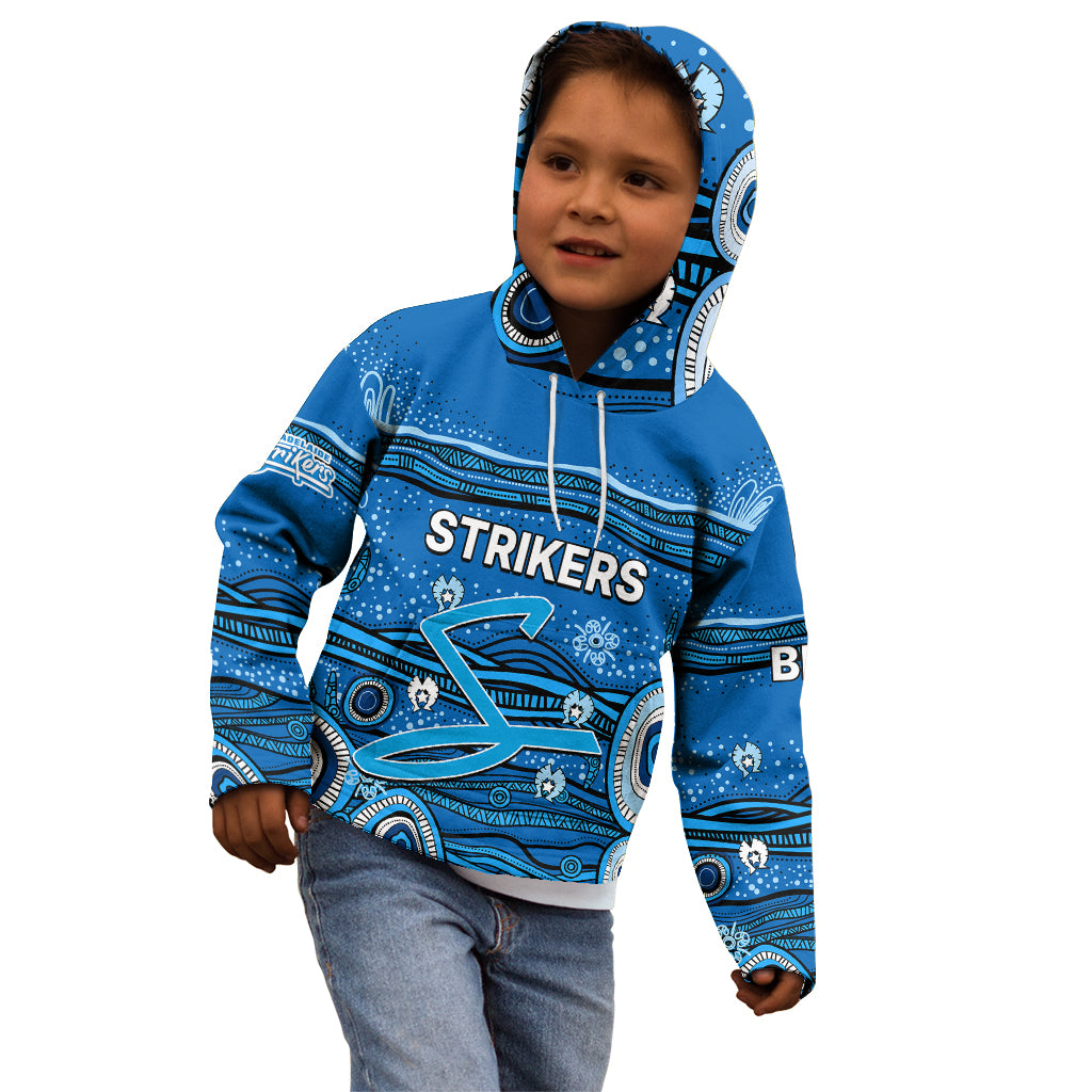 (Custom Text And Number) Australia Strikers Cricket Kid Hoodie Indigenous 2023 - Vibe Hoodie Shop