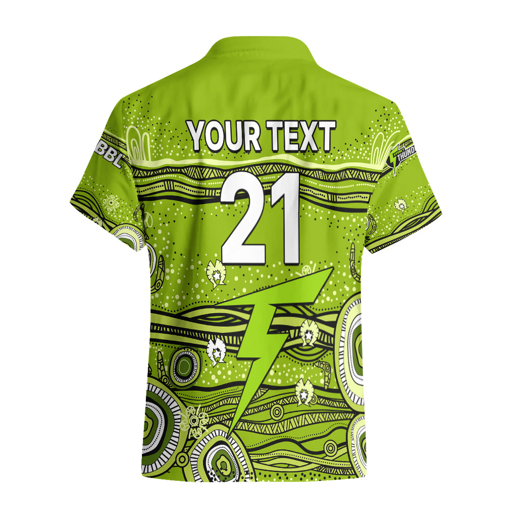 (Custom Text And Number) Australia Thunder Cricket Hawaiian Shirt Indigenous 2023 - Vibe Hoodie Shop