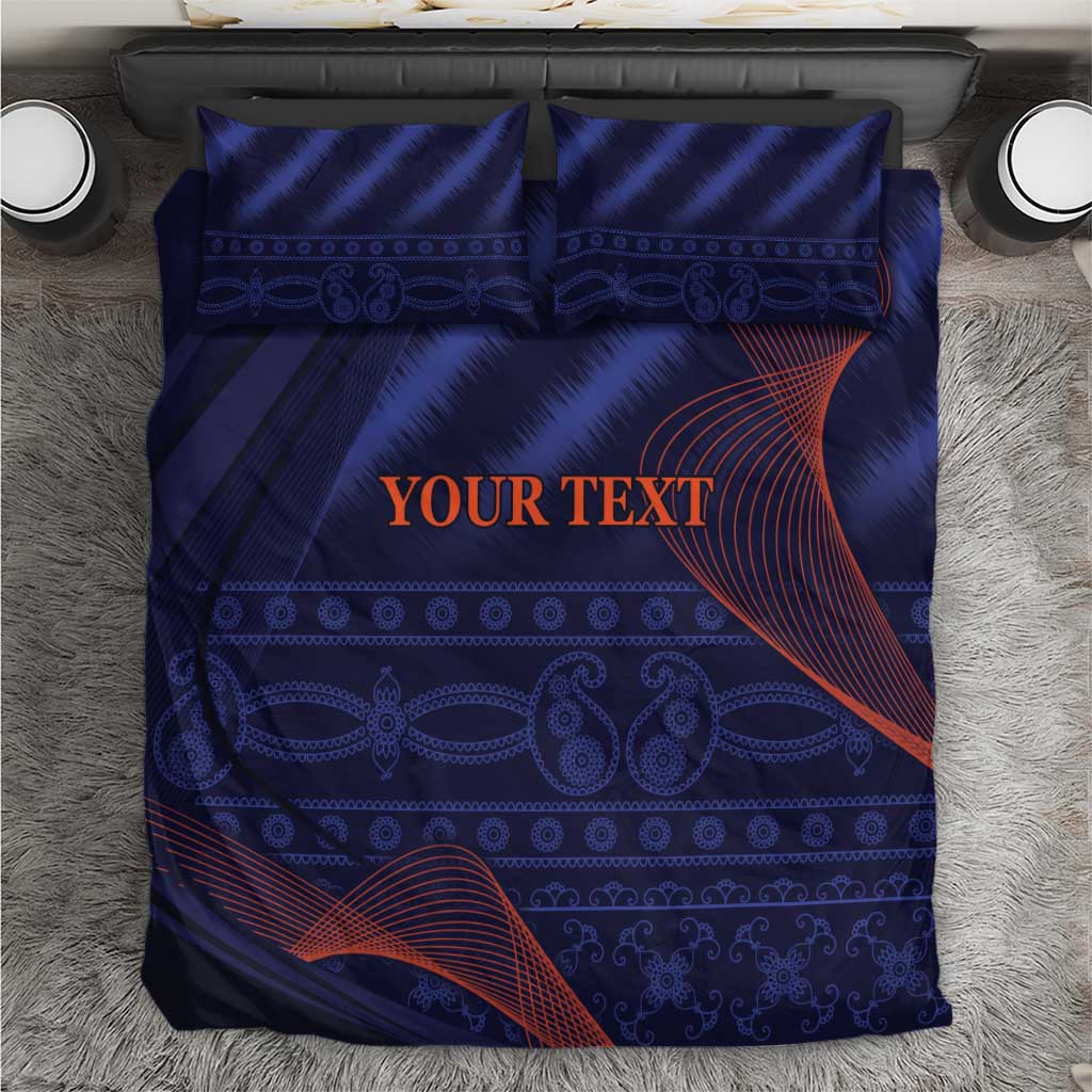 Custom India Cricket Bedding Set Go Men In Blue Sporty Version - Vibe Hoodie Shop