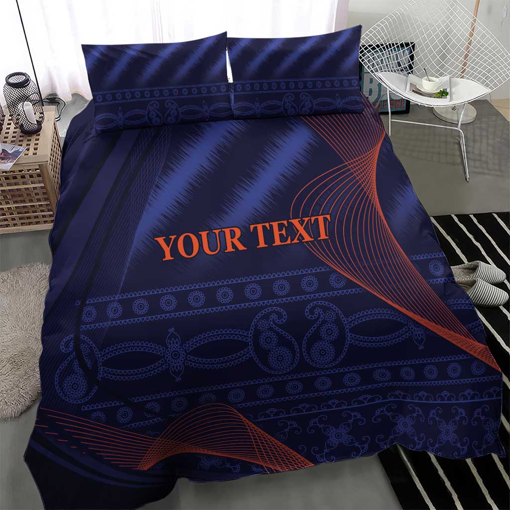 Custom India Cricket Bedding Set Go Men In Blue Sporty Version - Vibe Hoodie Shop