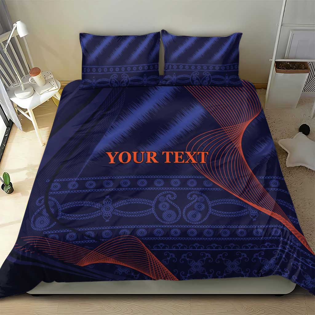 Custom India Cricket Bedding Set Go Men In Blue Sporty Version - Vibe Hoodie Shop