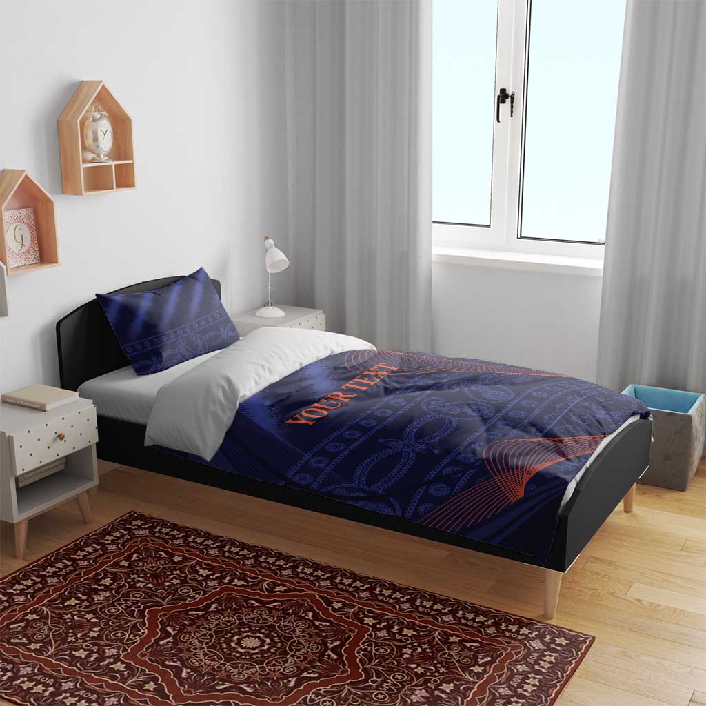 Custom India Cricket Bedding Set Go Men In Blue Sporty Version - Vibe Hoodie Shop