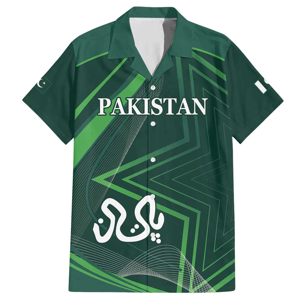 Custom Pakistan Cricket Hawaiian Shirt Go Shaheens Sporty Version - Vibe Hoodie Shop