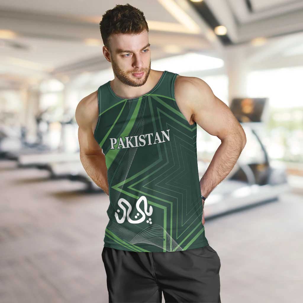 Custom Pakistan Cricket Men Tank Top Go Shaheens Sporty Version - Vibe Hoodie Shop