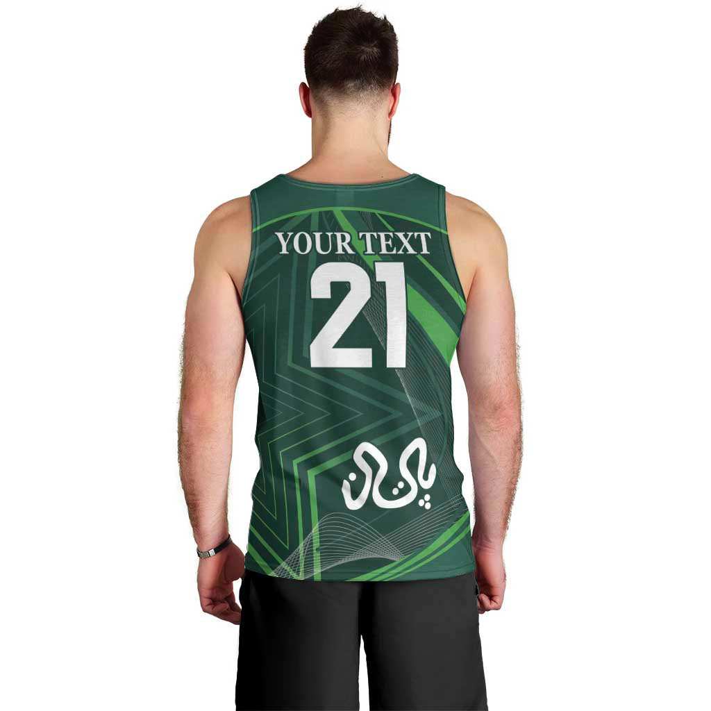Custom Pakistan Cricket Men Tank Top Go Shaheens Sporty Version - Vibe Hoodie Shop